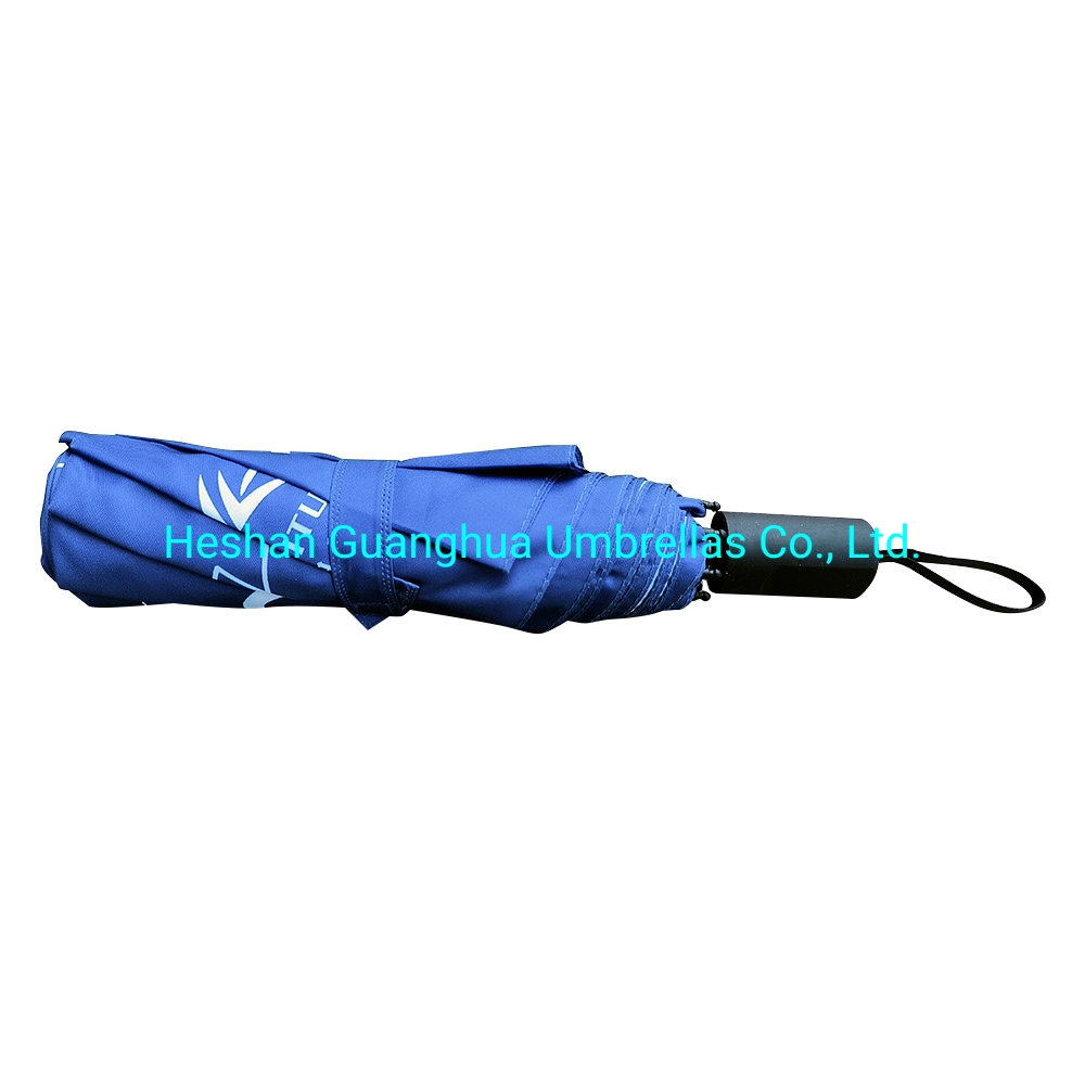 Factory Price 21 Inch Fold Manual Open Rain Umbrella with Custom Logo