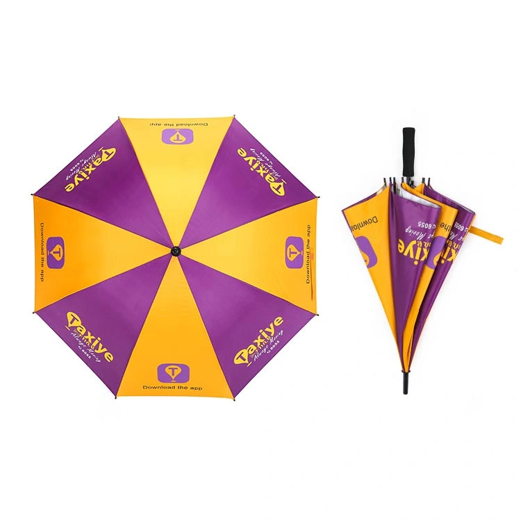 Promotional Gift Manual Open Golf Umbrella in Golf Equipment Advertising Promotional Sun Outdoor Umbrella Parasol Golf Umbrella