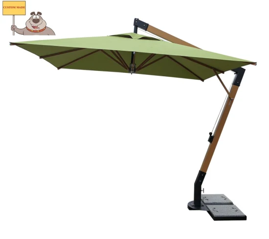 3 メートルの正方形のアルミ傘屋外ガーデン パーティーの傘をぶら下げ