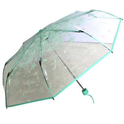 6 エッジバブル傘透明傘防風クリア折りたたみ傘屋内と屋外の小さな結婚式に最適なウェディング傘